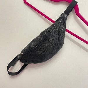 Latico Belt Bag /Fanny Pack Black Texture Rare